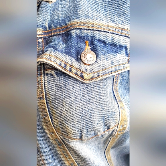 XOXO - size M - Vintage denim jean jacket -  100% cotton - Picture 8 of 8